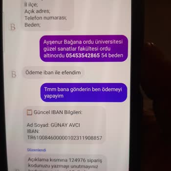 Instagram Üzerinden Yanıltıcı Para Transferi Ve Sipariş Problemi