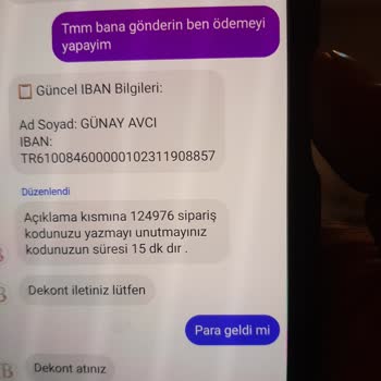Instagram Üzerinden Yanıltıcı Para Transferi Ve Sipariş Problemi