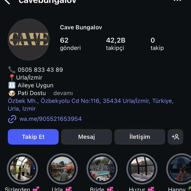 Cave Bungalov Şikayeti