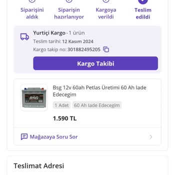 Satın Aldığım Akü 6 Ayda Bozuldu, Yenisi Gönderilmiyor