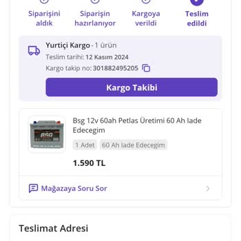 Satın Aldığım Akü 6 Ayda Bozuldu, Yenisi Gönderilmiyor