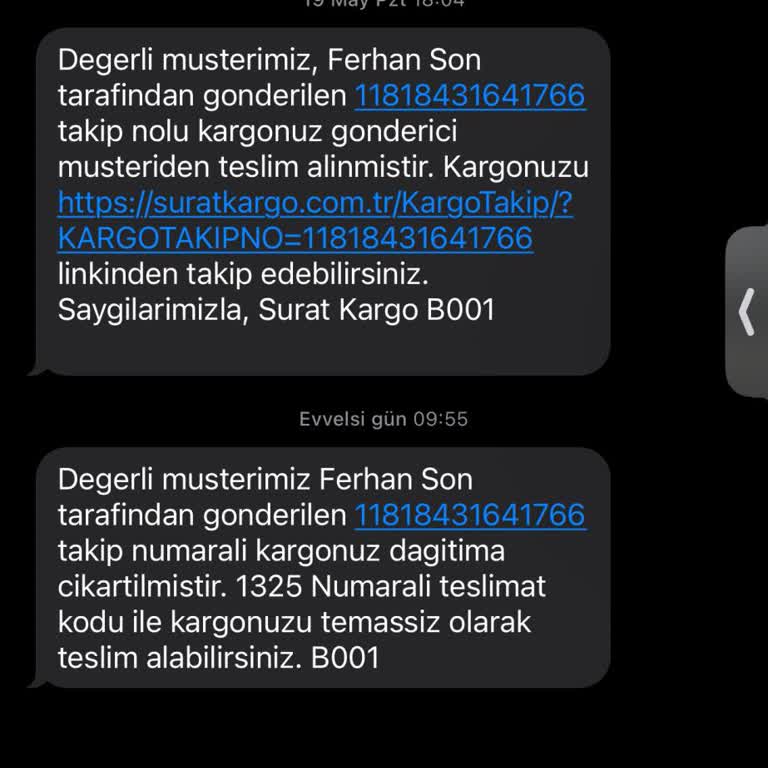 Kayıp Kargo Ve Yanıltıcı Teslimat Bilgisi!