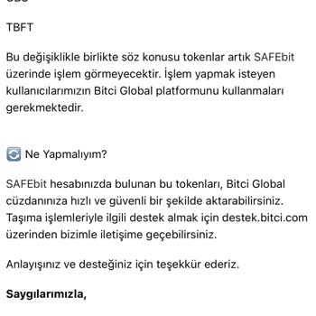 Bilgilendirme Yapılmadan Coinlerin İşleme Kapatılması Ve Transfer Sorunları