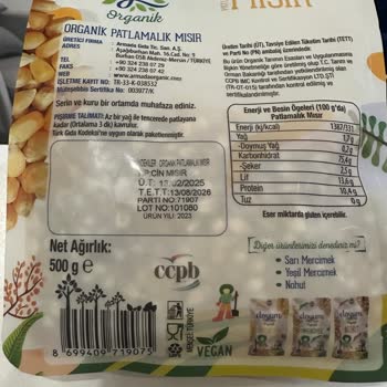 Organik Patlamış Mısırda Yoğun Küf Kokusu Ve Sağlıksız Ürün Endişesi