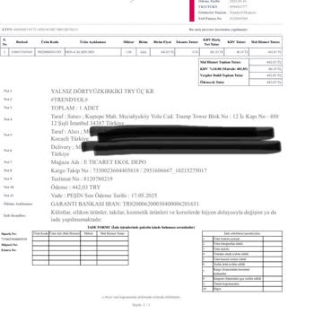 Etiketsiz Gönderilen Pijama Takımı İçin Çözüm Bekliyorum, Güvenim Sarsıldı