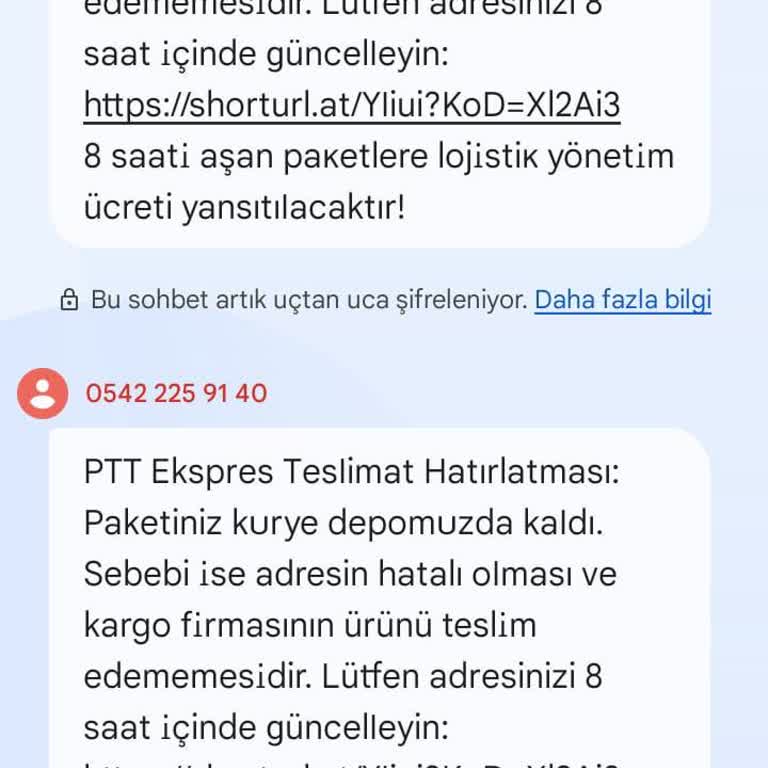 Kargo Teslim Edilemedi Ve Bilgilerim Güvenli Değil