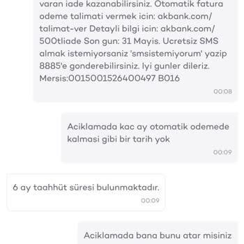 Akbank Kampanyasında 6 Ay Şartı Açıklamada Yok Müşteri Hizmetleri Farklı Bilgi Veriyor
