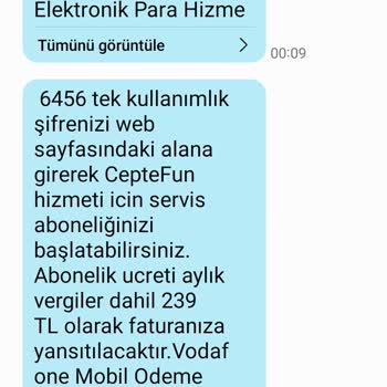 Onayım Olmadan Aktif Edilen Cepte Fun Üyeliği Ve Haksız Faturalandırma