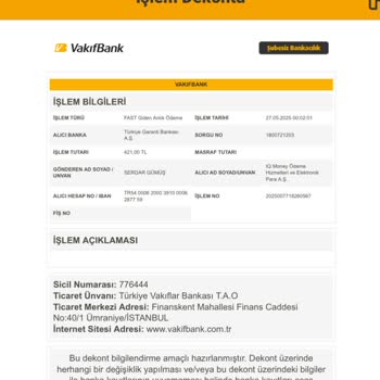 Yatırım Yaptım, Bakiyem Yüklenmedi!