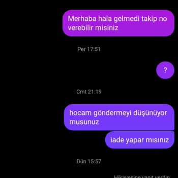 Satın Aldığım Saat Teslim Edilmedi, Mesajlarıma Yanıt Verilmiyor