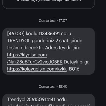 Kargo Firması Teslimat Yapmadan Siparişimi İade Etti