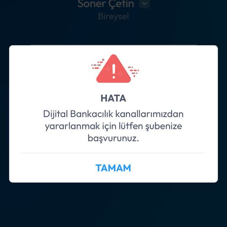Hesabım Ve Kredi Kartım Haksız Yere Kapandı, Tekrar Açılmasını Talep Ediyorum
