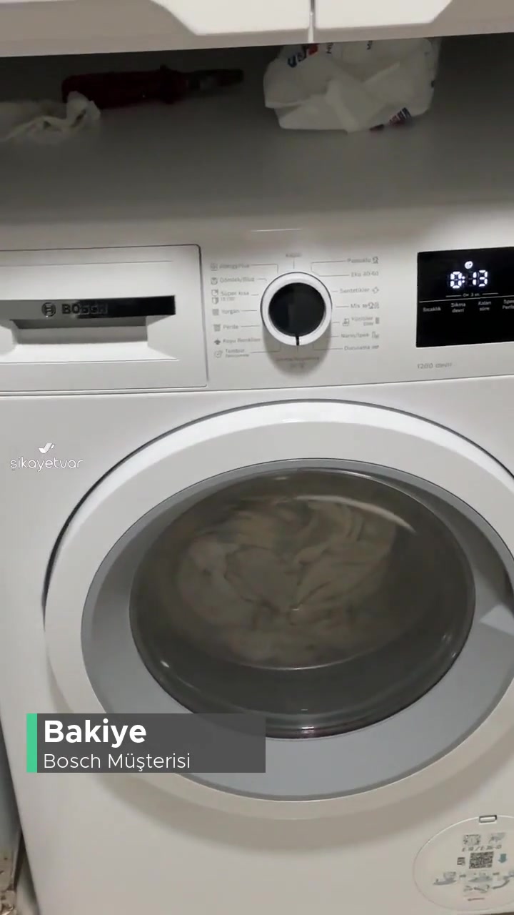 Bosch Çamaşır Makinemde Sıkma Yapmıyorum Ve Normal Ses Çıkarmıyor! videonun kapak resmi
