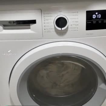 Bosch Çamaşır Makinemde Sıkma Yapmıyorum Ve Normal Ses Çıkarmıyor!