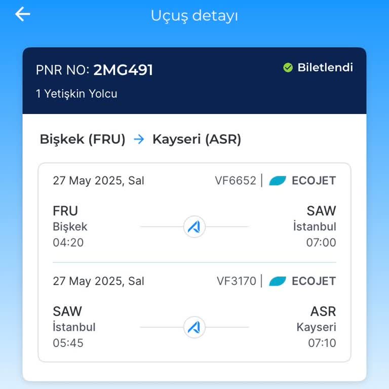 Uçuş İptali Sonrası Yetersiz Destek Ve Mağduriyet