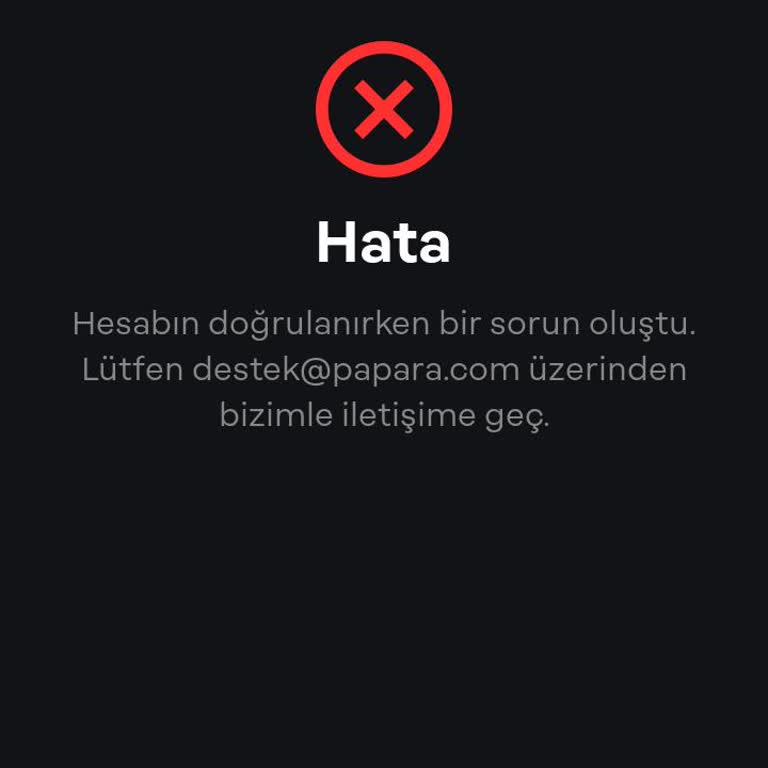 Papara Hesabıma Giriş Yapamıyorum Ve Para İşlemlerim Aksıyor