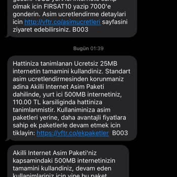 İzin Dışında Otomatik Aşım Paketi Tanımlanması Ve Hatalı İnternet Kullanımı