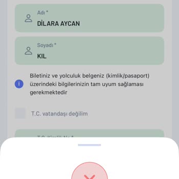 Kara Liste Hatası Nedeniyle Bilet Alamıyorum, Yardım İstiyorum