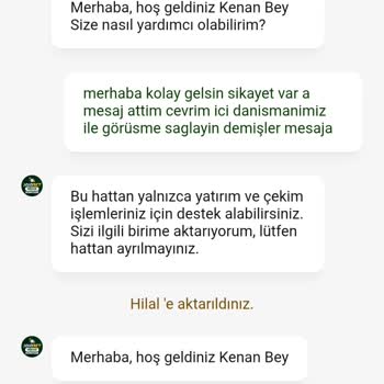 Canlı Destek Ve Bonus Talebinde Yaşanan İletişim Sorunu