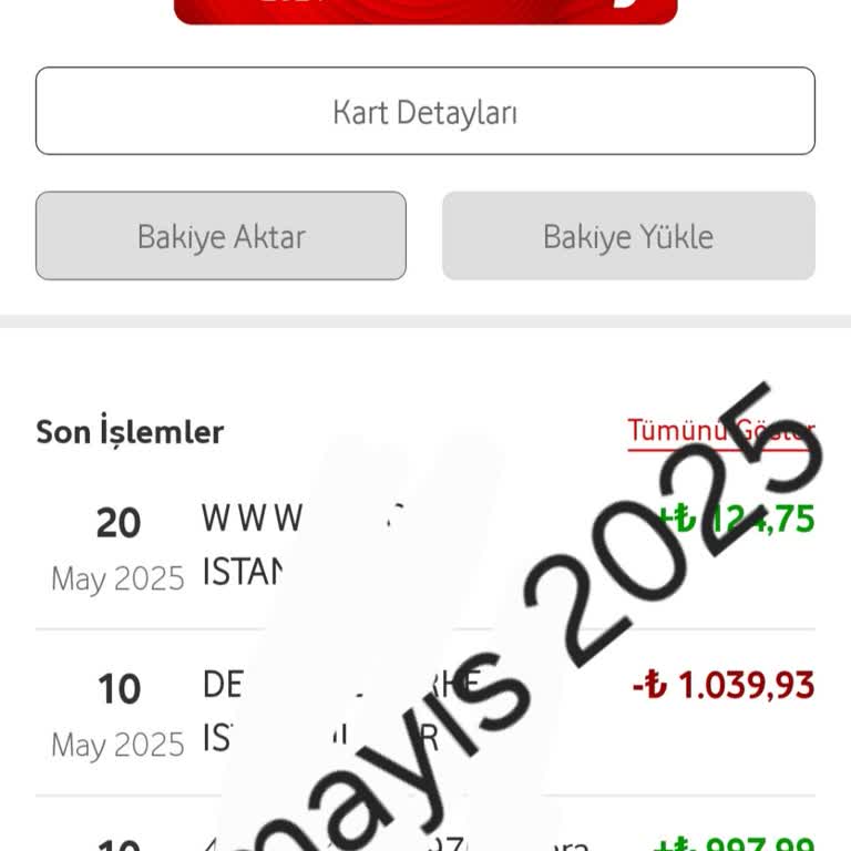 Vodafone Pay Kartımda Bloke Edilen Param 15 Gündür İade Edilmiyor