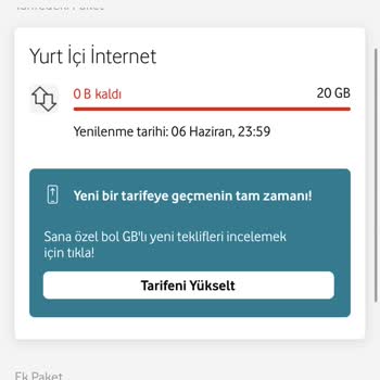 20 Günde 74 GB İnternetin Hızla Tükenmesine Anlam Veremiyorum