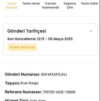 İade Edilen Pantolonun Parası 1 Aydır Yatırılmadı Müşteri Hizmetleri İlgisiz