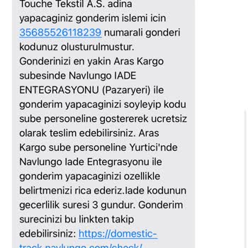 İade Edilen Pantolonun Parası 1 Aydır Yatırılmadı Müşteri Hizmetleri İlgisiz