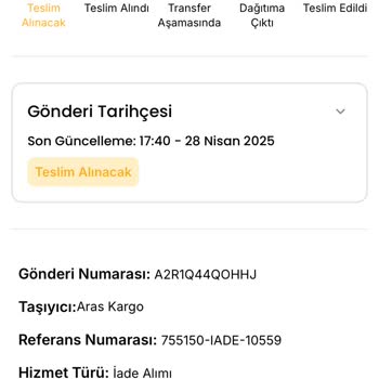 İade Edilen Pantolonun Parası 1 Aydır Yatırılmadı Müşteri Hizmetleri İlgisiz