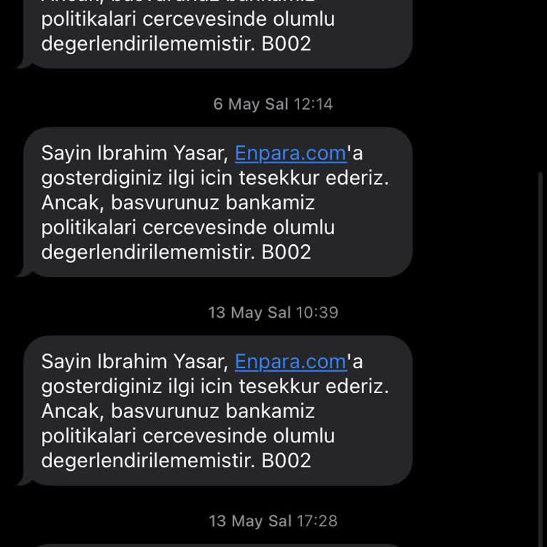 Enpara'da Sebepsiz Hesap Açılmama Ve Yetersiz Bilgilendirme