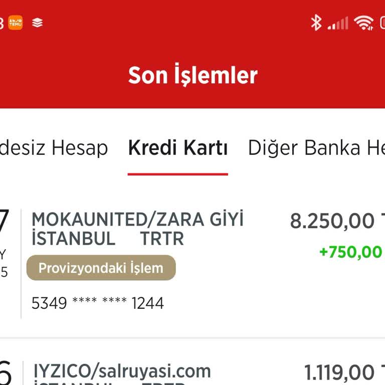 Bilgim Dışında Yapılan Yüksek Tutarli İşlem İçin İade Talebi