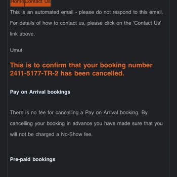 Budget (budget.com.tr) Araç Kiralama İptali Sonrası Ücret İadesinin Yapılmaması