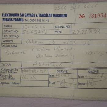 Dijital Su Sayacında Eksik Yüklenen Su Miktarı Sorunu