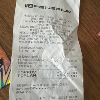 Fenerium Taraftar Kartı Ve Forma Hayal Kırıklığı