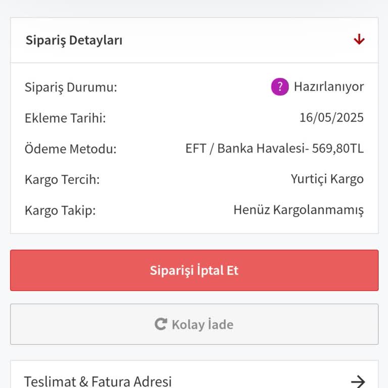 ModaSelin Siparişim 12 Gündür Kargoya Verilmiyor, İletişim Kurulamıyor
