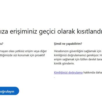 LinkedIn Hesabım Haksız Yere Kapatıldı, Açılmasını İstiyorum