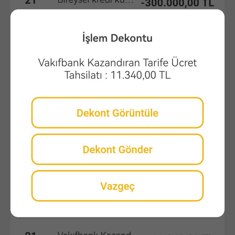 Kredi Kullanımında Bilgim Dışında Kesilen Ücretin İadesini Talep Ediyorum