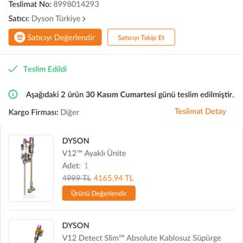 Dyson Süpürgem Sürekli Arızalı, Mağduriyetim Giderilmiyor!
