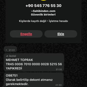 Sahibinden.com Güvenli Ödeme Sürecinde Yaşanan Sorun Ve Para İadesi Talebi