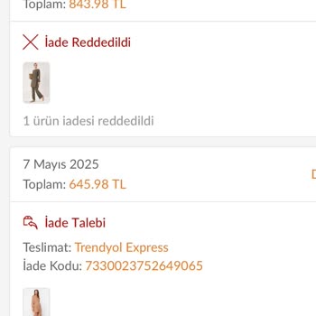 Farklı Renk Siparişimde Aynı Ürün Gönderildi Üyeliğim Pasif Oldu