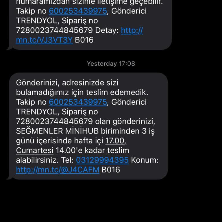 Kargom Teslim Edilmeden Şubeye Geri Gönderildi