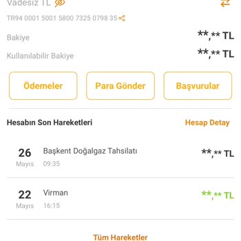 Kredi Ve Kart Limiti Blokelerinin Kaldırılmasını Talep Ediyorum