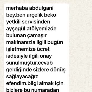 Yeni Alınan Arçelik Çamaşır Makinesi Sürekli Arızalı, Çözüm Bekliyoruz