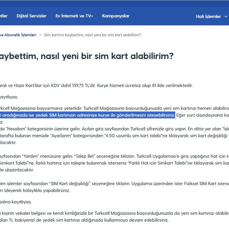 Turkcell Web Sitesindeki Bilgiyle Müşteri Hizmetleri Çelişkisi Mağduriyet Yaşatıyor