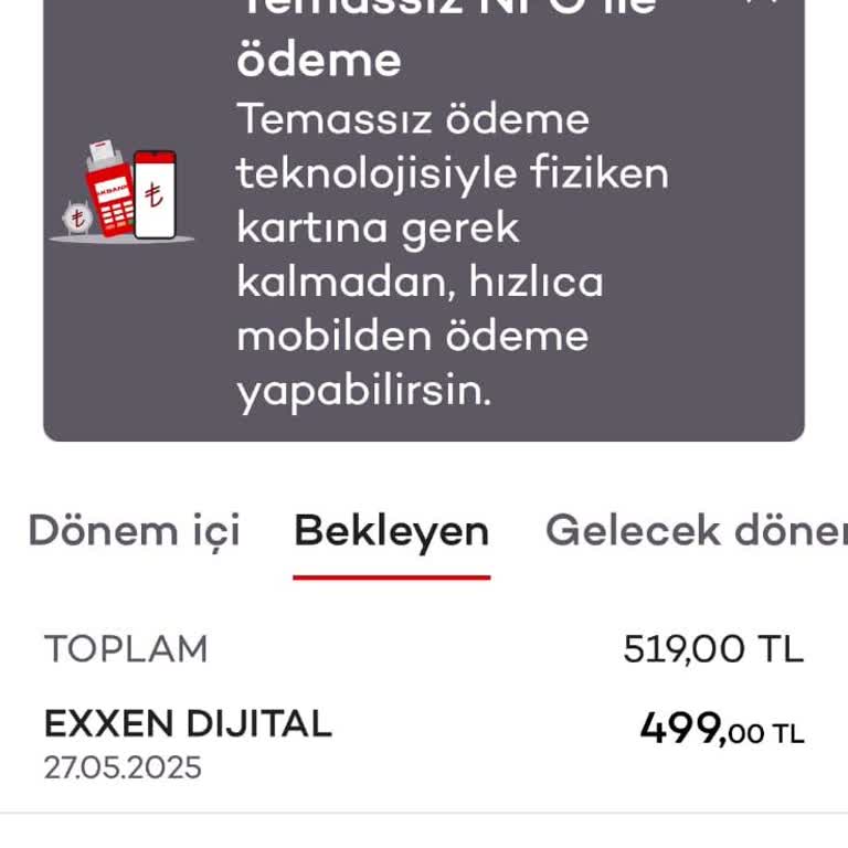 Kapalı Kredi Kartımdan İzinsiz Çekim Yapılması