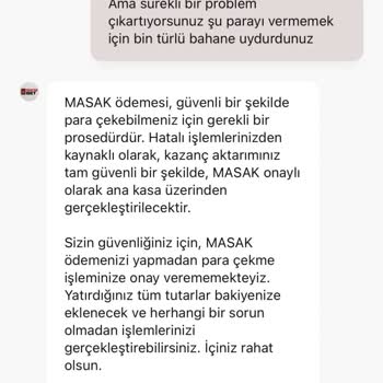 Kazandığım Parayı Çekemedim, Sürekli Ek Ödeme Talebi