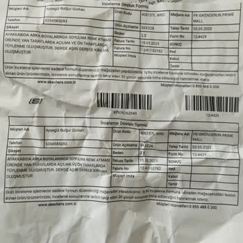 Kısa Sürede Deforme Olan Ayakkabıya Olumsuz Müşteri Hizmeti Ve Garanti Yanıtı