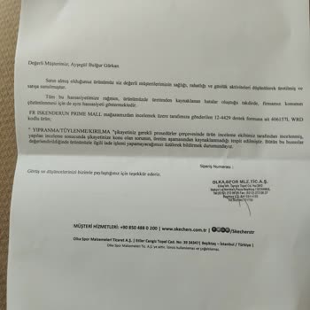 Kısa Sürede Deforme Olan Ayakkabıya Olumsuz Müşteri Hizmeti Ve Garanti Yanıtı