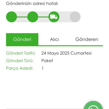 Aynı Adrese Siparişim Teslim Edilmiyor
