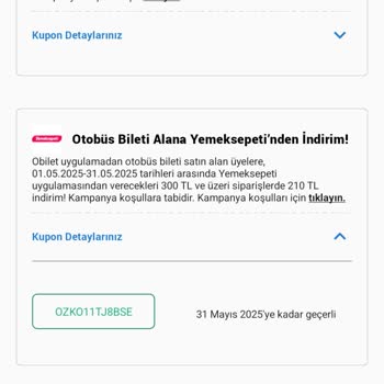 Obilet Geçersiz Kupon Mağduriyeti: Aldığım Hakkı Kullanamıyorum