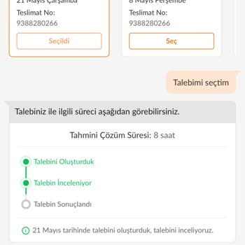 Siparişim Teslim Edilmedi, Yalan Bilgiyle Oyalandım
